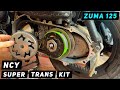 Yamaha Zuma 125 - NCY Super Transmission Kit Installation | Mitch's Scooter Stuff