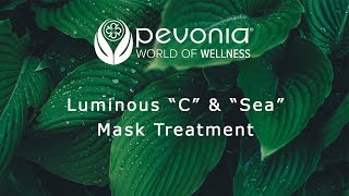 Pevonia Luminous C \u0026 Sea Mask Treatment