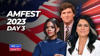 LIVE: AmericaFest 2023–Day 3 With Tucker Carlson, Candace Owens, Tulsi Gabbard, and More