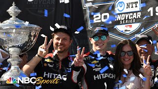 Josef Newgarden presented with Astor Cup for winning IndyCar Series title | Motorsports on NBC