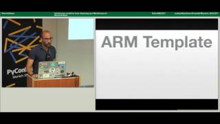 Peter Hoffmann - Infrastructure as Python Code: Deploying your Web Services on Microsoft Azure