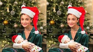Alia Bhatt and Ranbir Kapoor Celebrates First CHRISTMAS With her Daughter Raha Kapoor