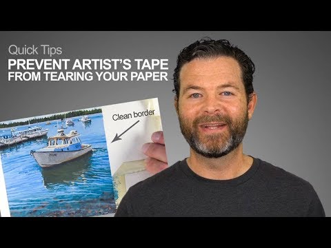How To Prevent Tape From Tearing Your Art or Paper How To Prevent Tape From Tearing Your Art or Paper