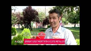 Bărbat găsit mort într-o cutie metalică