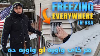 Freezing Temperature | Snow Storm 2025 | USA | Wakil Khan