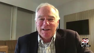 “I don’t sugarcoat the challenges of Kamala Harris winning this as a woman” - Senator Kaine