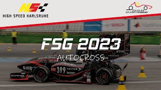 Formula Student Germany 2023 | 1st Place AutoX | High Speed Karlsruhe