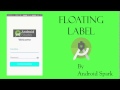 #2 Floating Labels in Android using Design Support Library