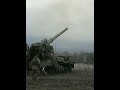 monstrous russian artillery action during heavy live fire 2s7 pion