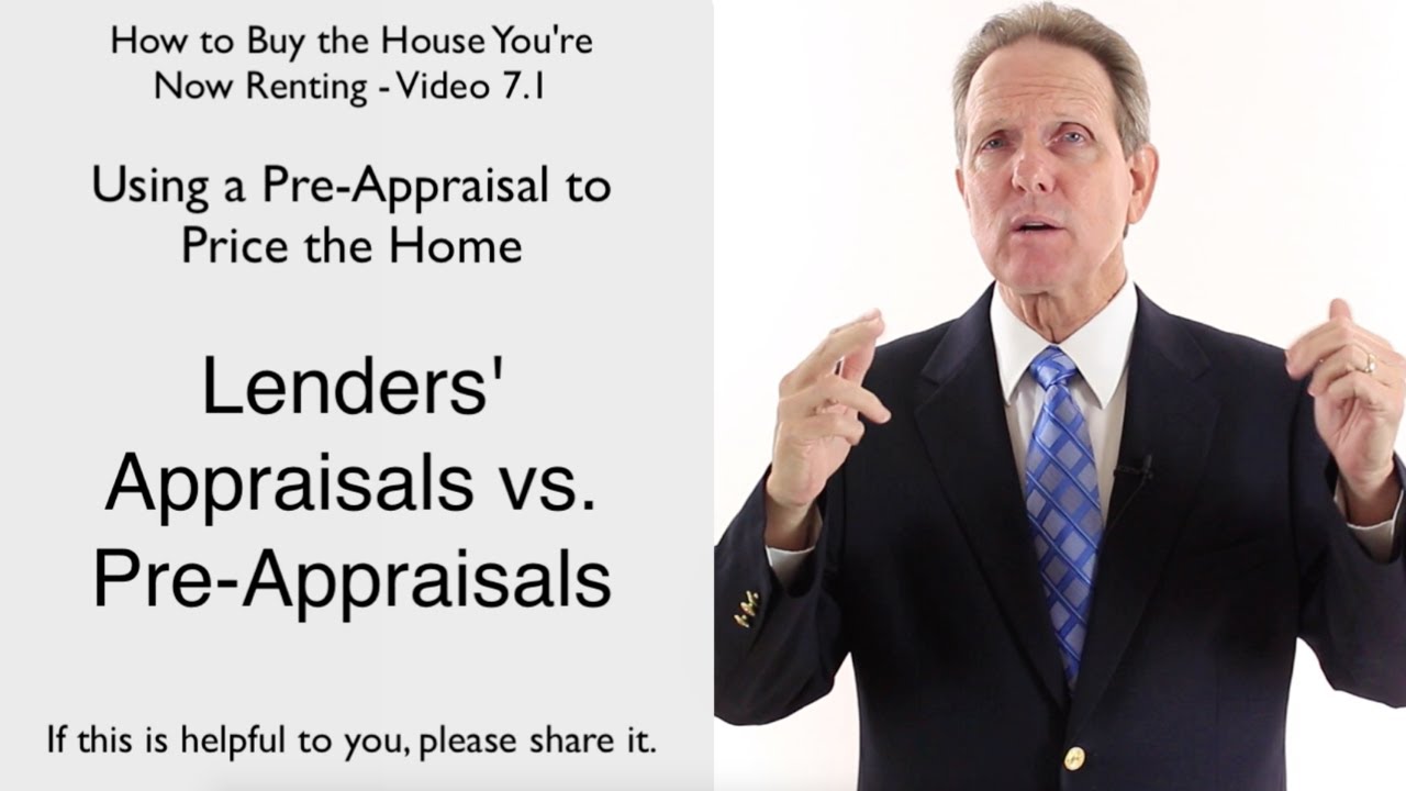 Lenders' Appraisals Vs. Pre-Appraisals (Video 7.1) - YouTube