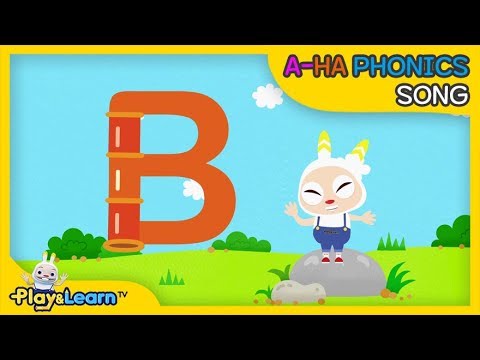 B로 시작하는 단어 | 아하 파닉스송 | A-ha Phonics Song B - YouTube