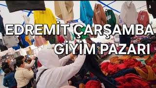 Balıkesir, Edremit Çarşamba Giyim Pazarı - 14 Kasım 2024 - #viralvideo #vlog #keşfet  #turkey