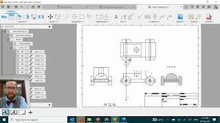 Fusion 360: Section View in a Drawing