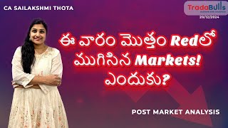 ఈ వారం మొత్తం Redలో ముగిసిన Markets! ఎందుకు?