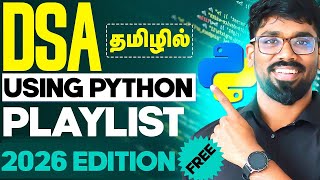 (NEW LAUNCH🔥) DSA in Tamil Using Python | Step-by-Step Core Playlist | AI Coach John