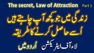 The secret, Law of Attraction (Part 1) Urdu/Hindi