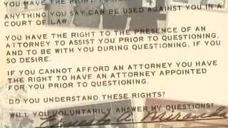 Phoenix Police Museum: New Miranda Exhibit - PSA