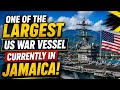 USS NIMITZ ARRIVES IN JAMAICA 🇯🇲 | One of America’s Largest Warships in Kingston Harbour