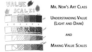 Understanding Value (Light and Dark) and Drawing Value Scales - Weekly Art Lessons Vol. 03