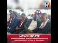 Muwanga Kivumbi appears for case mention at chief magistrate's court in Butambala