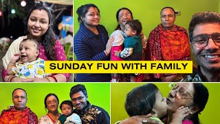 শ্বশুরবাড়ি জমজমাটি | Sunday Fun with In-Laws | Shopping | Food | Sukhi Grihini