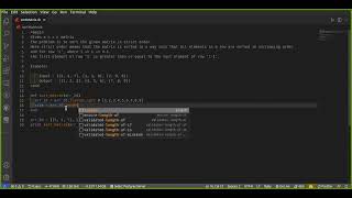 Sort 2D array