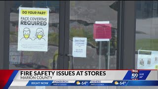 Speedway fire officials temporarily shutdown Dollar General for safety violations
