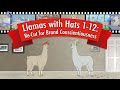 Llamas with Hats 1-12: Re-Cut for Brand Conscientiousness