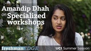 Freshman Edge Testimonial - Specially Designed Workshops (Amandip Dhah)