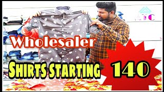 Wholesale Shirts in Pune | Shirts starting at 140 | Pune wholesaler