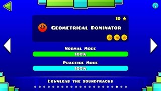 Geometry Dash - Level 19: Geometrical Dominator (All Coins)