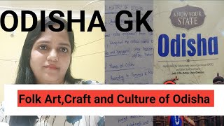 Folk Art,Craft and Culture of Odisha |Odisha Gk