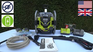 Ryobi RPW36120HI Cordless pressure washer 🔋 Battery powered 📦 UNBOXING \u0026 ALTERNATIVES