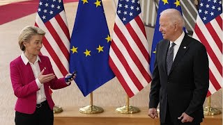 Subventions, Ukraine et Chine au menu de la rencontre entre Ursula von der Leyen et Joe Biden