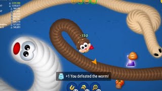 Wormate. io - The Angry Pirate is Invincible!(2023)Worms Zone io Biggest Snake N| Saamp Wala Game