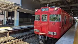 【名鉄】6007f 新鵜沼急行 広角前面展望