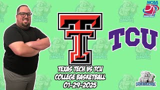 Texas Tech vs TCU 1/29/25 Free College Basketball Picks and Predictions | NCAAB Pick