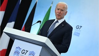 Bumbling Biden: Biden stumbles during final G7 press conference