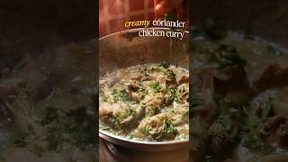 creamy coriander chicken curry