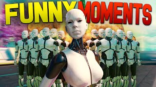 Black Ops 3 Funny Moments - Robot Fight, Slow-Motion Killcam, Nuketown Easter Egg!
