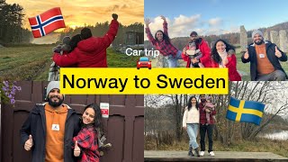 Car trip from Norway to Sweden | Indian living in Norway| Norway vlog | Norway |🙂