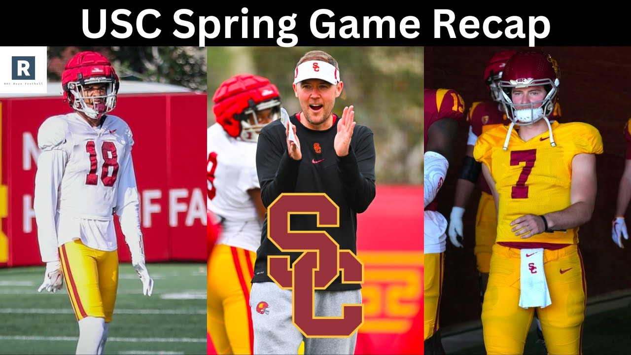 USC Football Spring Game Recap | USC Trojans Football - YouTube