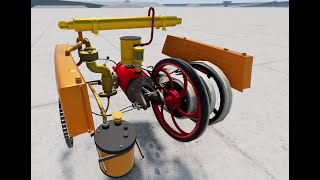 BeamNG.drive Benz Velo - entire engine