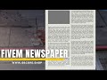 [QBCORE] Advance fivem newspaper script | Fivem roleplay scripts | Qbcore Shop