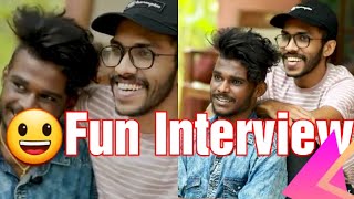 Arjyou Fun Interview| #Ambili #Arjyou_Roasted