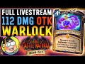 ⭐ OTK Warlock! Murder at Castle Nathria - Hearthstone