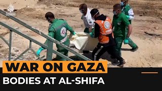 Bodies recovered from Gaza’s Shifa hospital after Israeli assault
