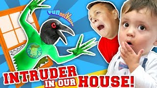 GET OUR OF OUR HOUSE YOU WEIRD BIRD MONSTER!! Funny Fails  FUNnel Family Vlog   Skit