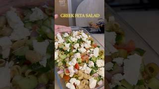 Anyone can make this healthy Feta Salad at home #saladrecipe #salad #cooking