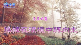 【清晨甘露】操練在環境中轉向主